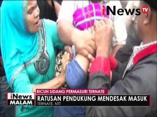 Sidang Permaisuri Ternate berlangsung ricuh - iNews Malam 21/04