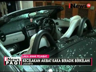 Kakak beradik anak dari mantan menteri BUMN Sugiharto mengalami kecelakaan - iNews Pagi 22/04