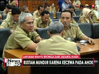 Live report : terkait pengunduran diri Walkot Jakut, Rustam Efendi - iNews Siang 26/04