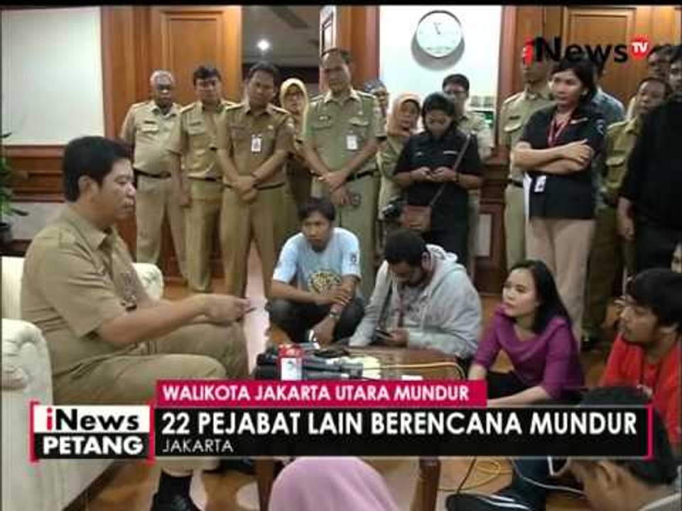 Selain walikota jakarta utara mundur, disusul 22 pejabat lainnya - iNews Petang 27/04