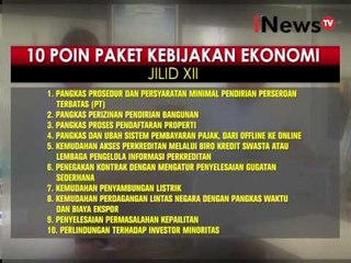 Jokowi Umumkan 10 Poin Paket Kebijakan Jilid XII - iNews Pagi 29/04
