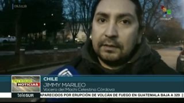 Chile: dirigentes mapuches se manifiestan frente a la cárcel de Temuco