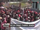 Dihalangi petugas saat masuk pabrik, unjuk rasa karyawan semen di Banyumas ricuh - iNews Malam 27/04