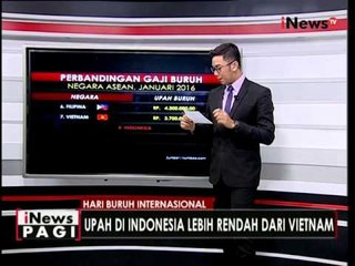 Inilah perbandingan upah buruh di negara di Asean - iNews Pagi 02/05