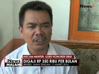 16 tahun tak diangkat, guru honorer di Brebes ancam Menteri Yudi Krisnandi - iNews Malam 02/05