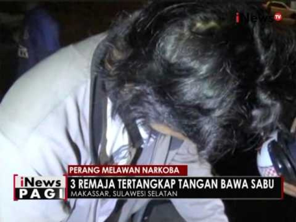 Kedapatan bawa narkoba, 3 remaja di Makassar harus berurusan dengan polisi - iNews Pagi 03/05