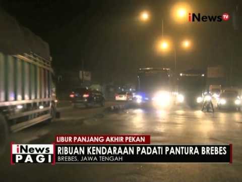 Libur panjang, antrian kendaraan juga terjadi di jalur Pantura Brebes, Jateng - iNews Pagi 05/05