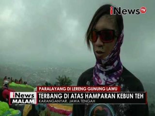 Paralayang dilereng gunung Lawu - iNews Malam 06/06