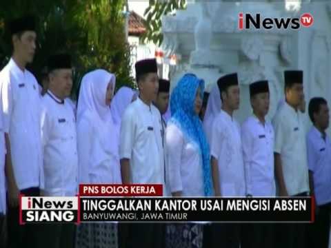PNS bolos kerja, mengisi absen tanpa seragam dinas - iNews Siang 06/06