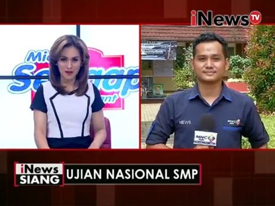 Live Report: MTS Negeri 3 jakarta ikuti ujian nasional berbasis komputer - iNews Siang 09/05