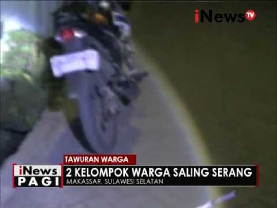 Warga saling serang di Makassar, seorang wartawan terkena anak panah - iNews Pagi 13/05