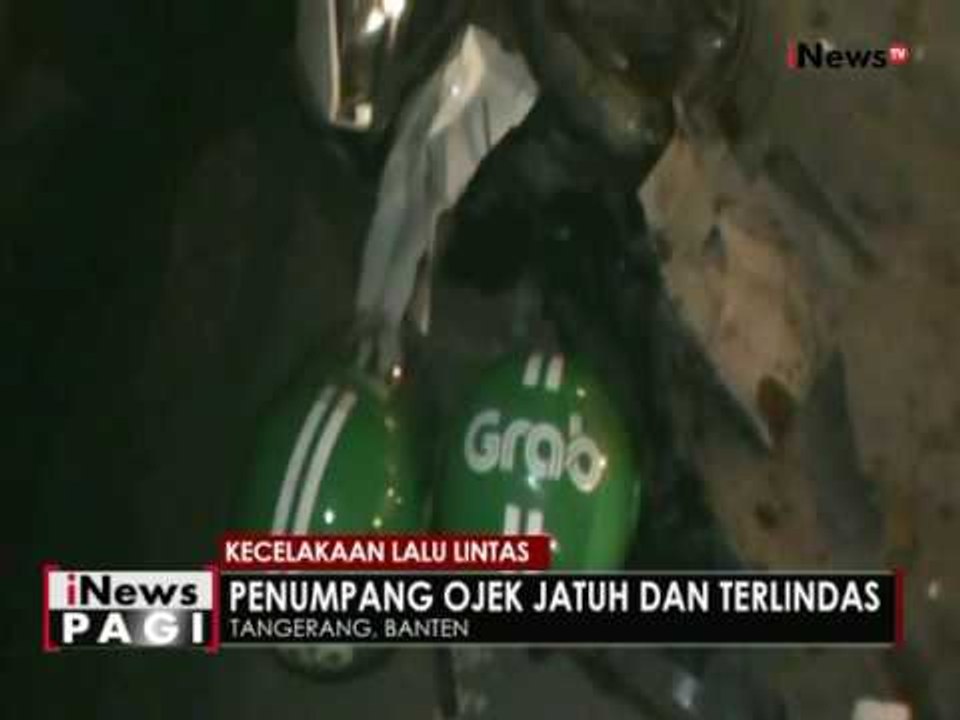 Ojek Online Mengalami Kecelakaan, Seorang Penumpang Jatuh Dan Terlindas - iNews Pagi 11/05