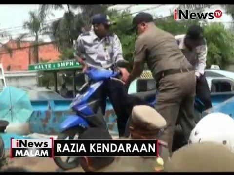 21 Motor diangkut petugas dalam razia gabungan - iNews Malam 12/05