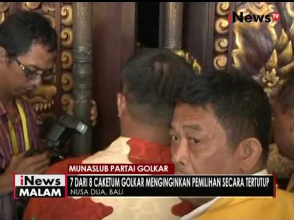 Saat pembacaan tatib, Munaslub Partai Golkar di Nusa Dua, Bali berlangsung ricuh - iNews Malam 15/05
