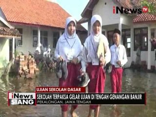 Download Video: Banjir rob rendam beberapa sekolah dihari pertama Ujian Sekolah Dasar - iNews Siang 16/05