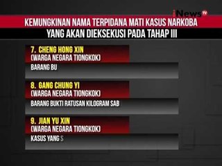 Info Grafis: Nama - Nama Terpidana Mati Yang Akan Di Eksekusi Pada Tahap III - iNews Petang 16/05