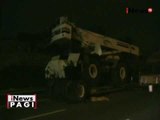 Truk crane tabrak jembatan penyebrangan di tol BSD - iNews Pagi 16/05