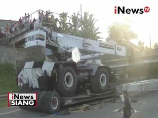 Proses evakuasi jembatan ambruk di tol BSD - iNews Siang 16/05
