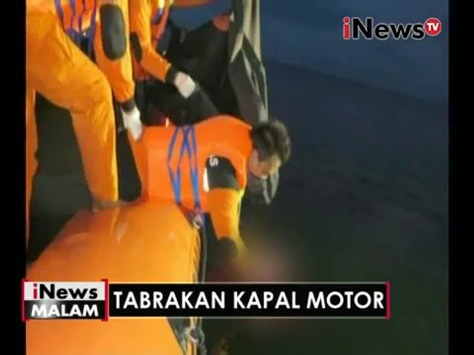 Korban yang hilang akibat tabrakan kapal motor, ditemukan mengapung oleh Tim SAR - iNews Malam 16/05