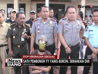 Descargar video: 1 dari 2 tersangka pembunuhan YY menyerahkan diri ke polisi - iNews Siang 18/05