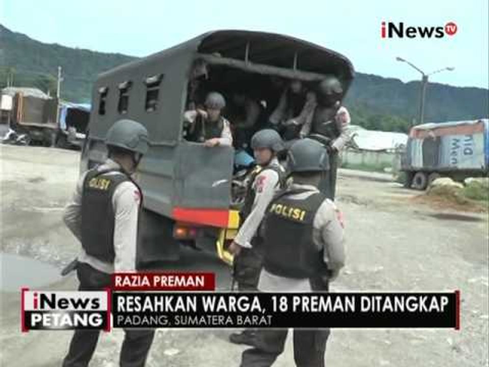 18 Preman Ditangkap, Karena Sudah Meresahkan Warga - iNews Petang 16/05