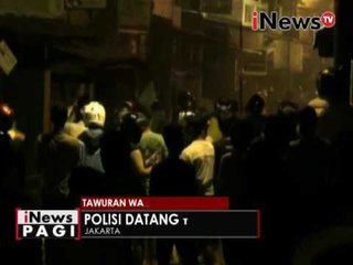 Tawuran warga johar baru kembali terjadi - iNews Pagi 19/05