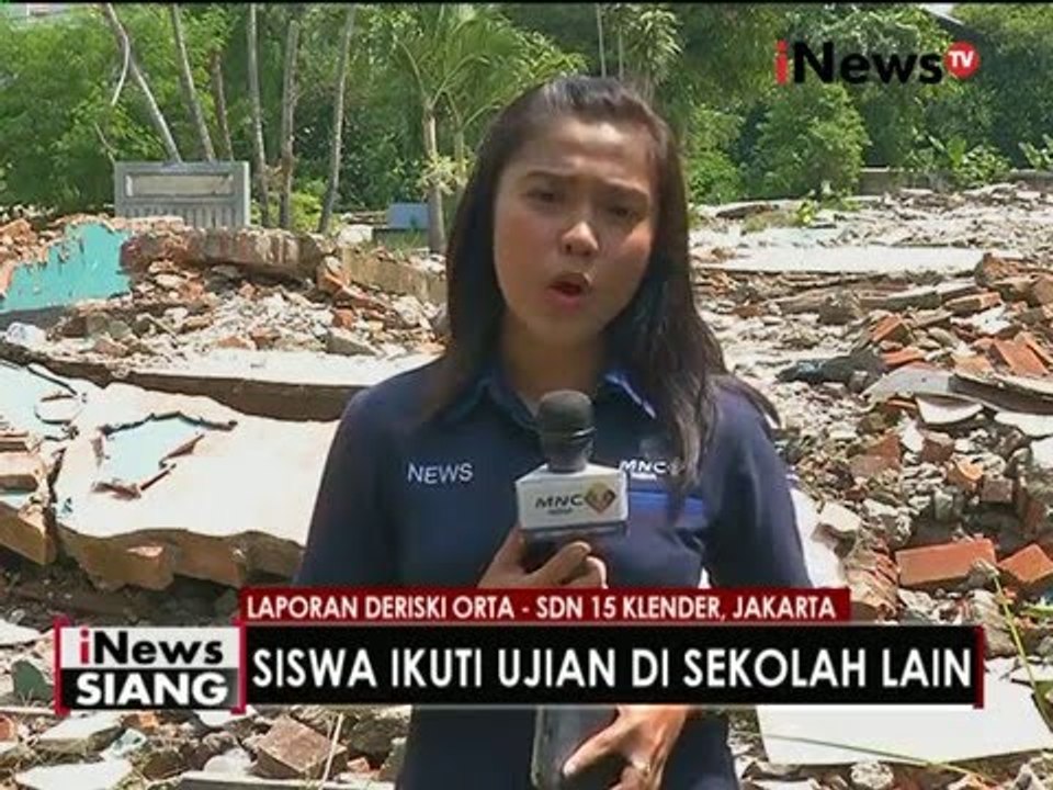 Live Report : kondisi sekolah SDN 15 Klender Jaktim yang masih belum dibangun - iNews Siang 18/05
