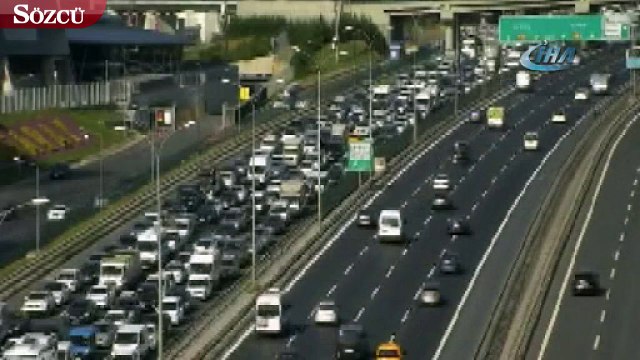 TEM Otoyolu’nda trafik kazası