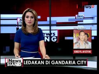 Rekaman amatir ledakan di gandaria city - iNews Siang 19/05