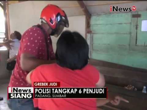 Sarang judi di Padang Sumbar digrebek polisi, 2 diantaranya wanita paruh baya - iNews Siang 19/05
