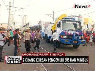 2 korban tabrakan kereta dan transjakarta dirawat di RS Husada - iNews Siang 19/05