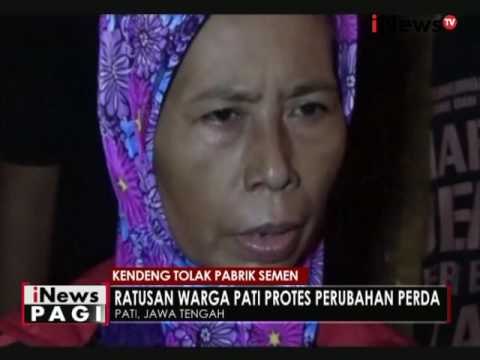 Tolak pertambangan, petani di pegunungan Kendeng dan warga Pati gelar aksi demo - iNews Pagi 20/05