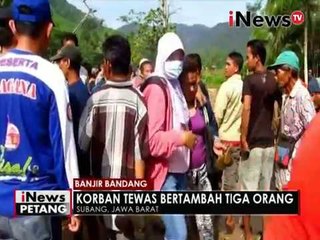Korban tewas bertambah jadi 6 orang, banjir bandang subang - iNews Petang 23/05