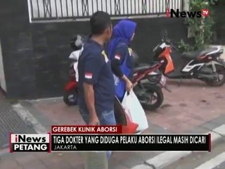 3 Dokter yang diduga pelaku aborsi ilegal masih dicari polisi - iNews Petang 23/05