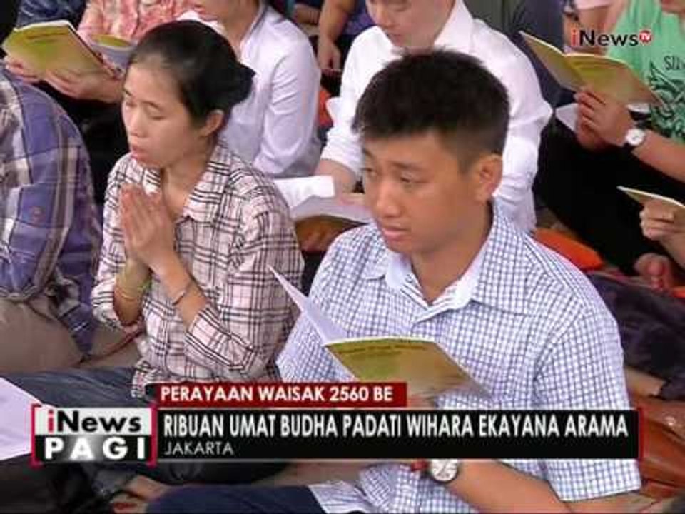 Ribuan Umat Budha Padati Wihara Ekayana Arama Di Jakarta - Inews Pagi 23/0505