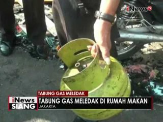 Tabung Gas Meledak Dirumah Makan Padang - iNews Siang 24/05