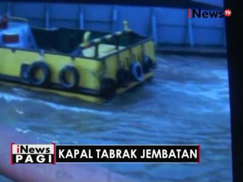 Kapal oleng, sebuah kapal Tongkang di Palembang tabrak Jembatan Ampera - iNews Pagi 24/05
