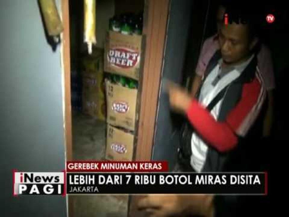 2 gudang miras berkedok kios laundry dan rumah kosan di Pancoran digerebek polisi - iNews Pagi 25/05