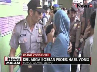 Tak terima putusan hakim, sidang vonis pengeroyokan di Maros, Sulsel ricuh - iNews Malam 26/05