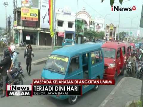 Seorang wanita di Depok dianiaya dan dirampok di dalam angkutan umum - iNews Malam 26/05