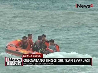 Nekat melaut saat cuaca ekstrim, seorang nelayan di Padang nyaris tenggelam - iNews Siang 27/05
