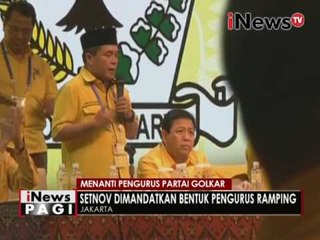 Menanti kepengurusan baru partai GOLKAR - iNews Pagi 30/05