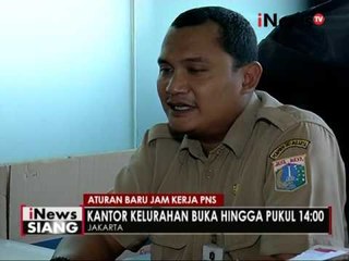 Pemprov DKI terapkan jam kerja baru untuk PNS saat bulan Ramadhan - iNews Siang 30/05