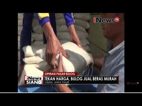 Operasi pasar, 9 Ton beras kualitas premium dijual murah - iNews Siang 3005