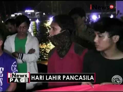Hari lahir Pancasila, GMNI lakukan aksi bakar lilin di Bunderan HI - iNews Pagi 01/06