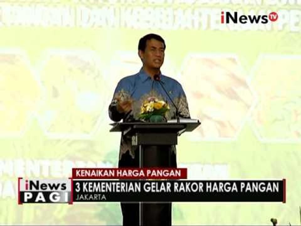 Seperti instruksi Presiden agar harga pangan stabil, 3 Menteri Rakor harga pangan - iNews Pagi 01/06