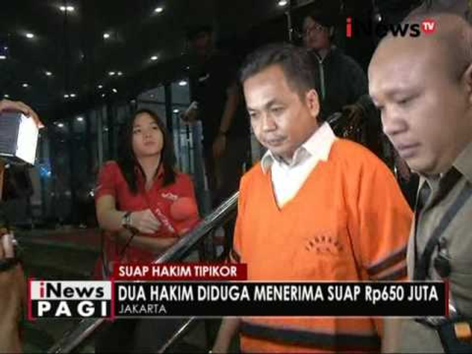 Suap hakim tipikor, 5 tersangka jalani pemeriksaan perdana di KPK - iNews Pagi 01/06