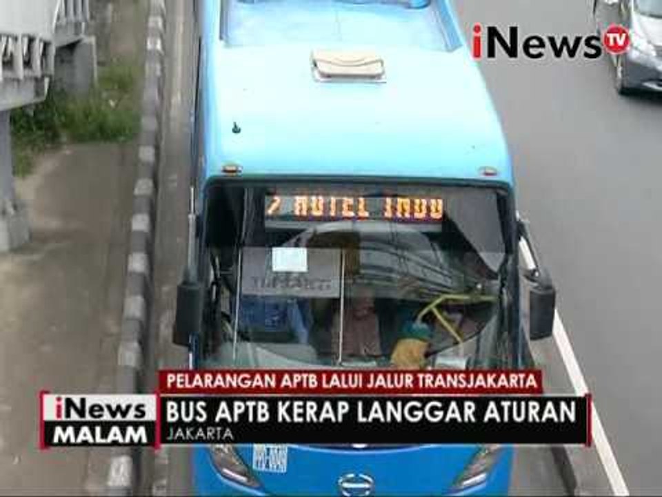 Pemprov DKI larang APTB masuk jalur Transjakarta - iNews Malam 01/06
