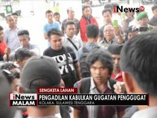 Ricuh aksi protes warga, terhadap sengketa lahan yang diperebutkan 2 keluarga - iNews Malam 01/06
