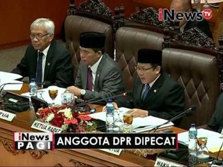 Anggota DPR Ivan Haz dipecat - iNews Pagi 03/06
